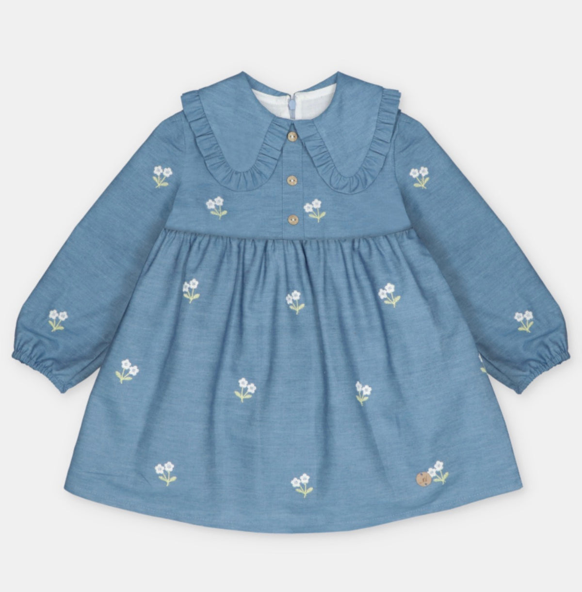 Denim Flor Girl Dress