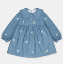 Denim Flor Girl Dress