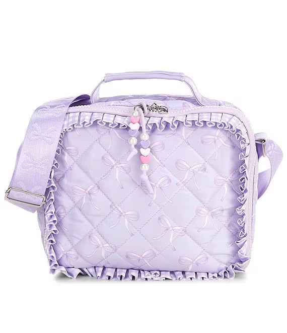 Bow Quilted Lunch Bag
