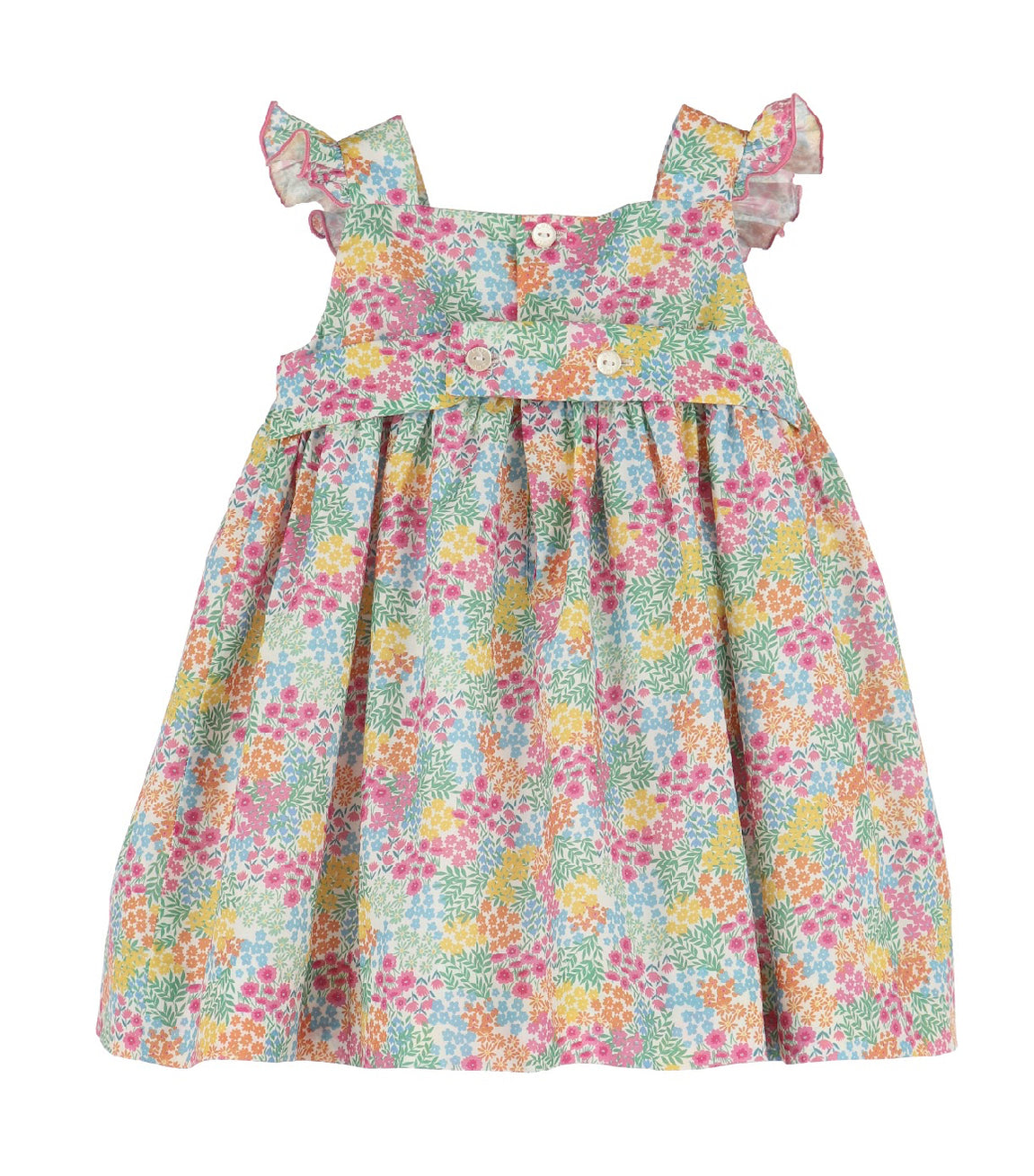 Floral Jamboree Smock Dress