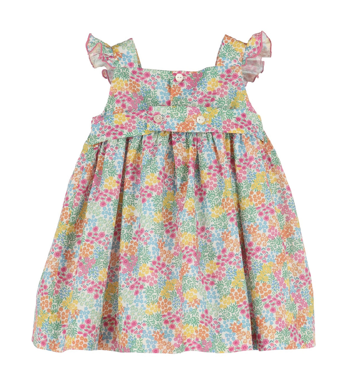 Floral Jamboree Smock Dress