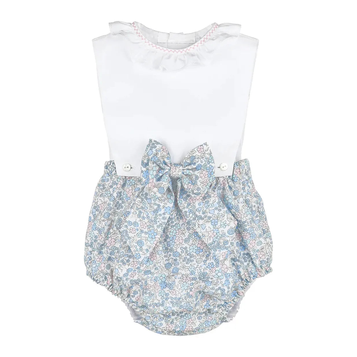 Indigo Florecitas Baby Dress