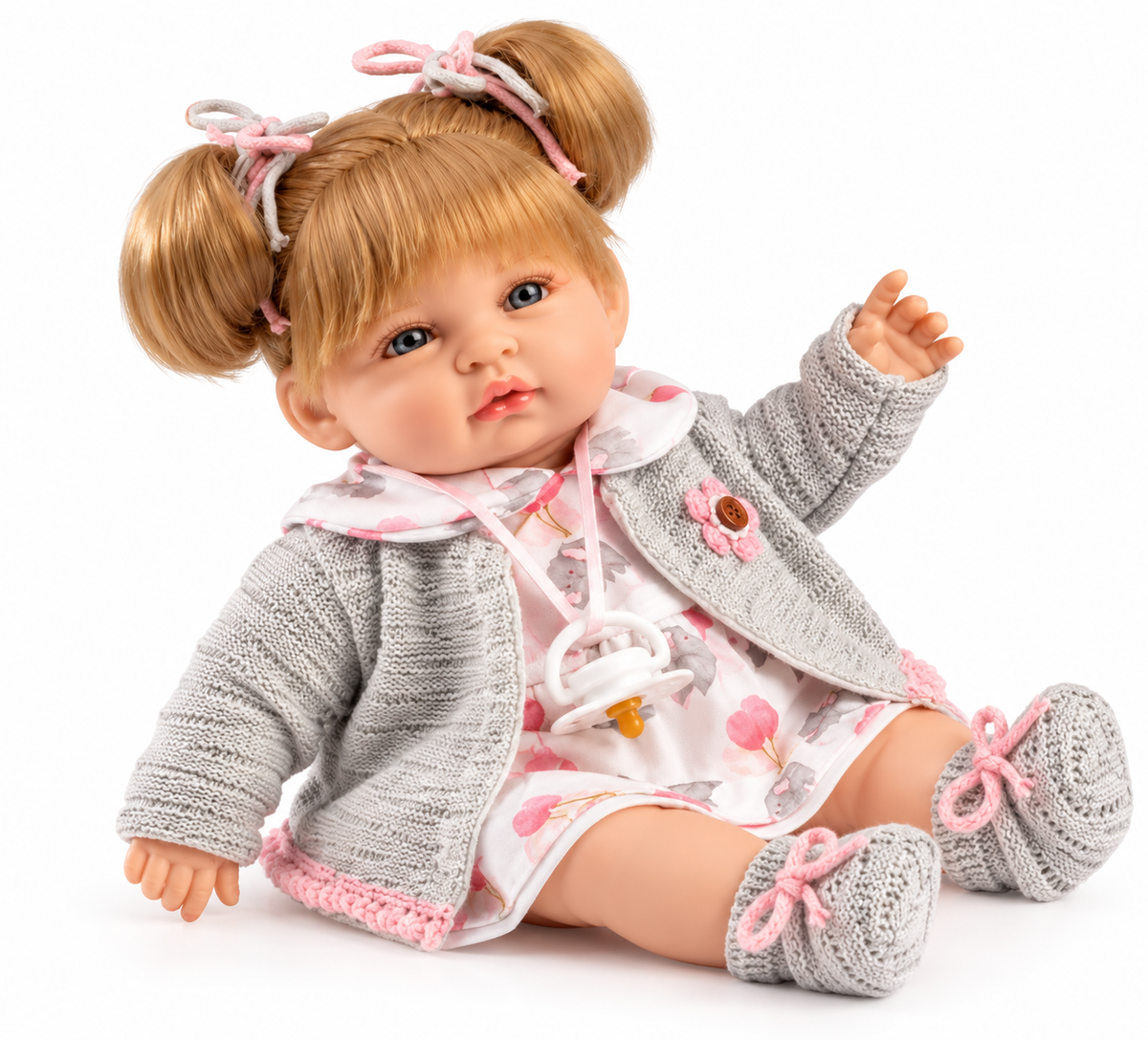 Baby Coral Abriguito y Vestido