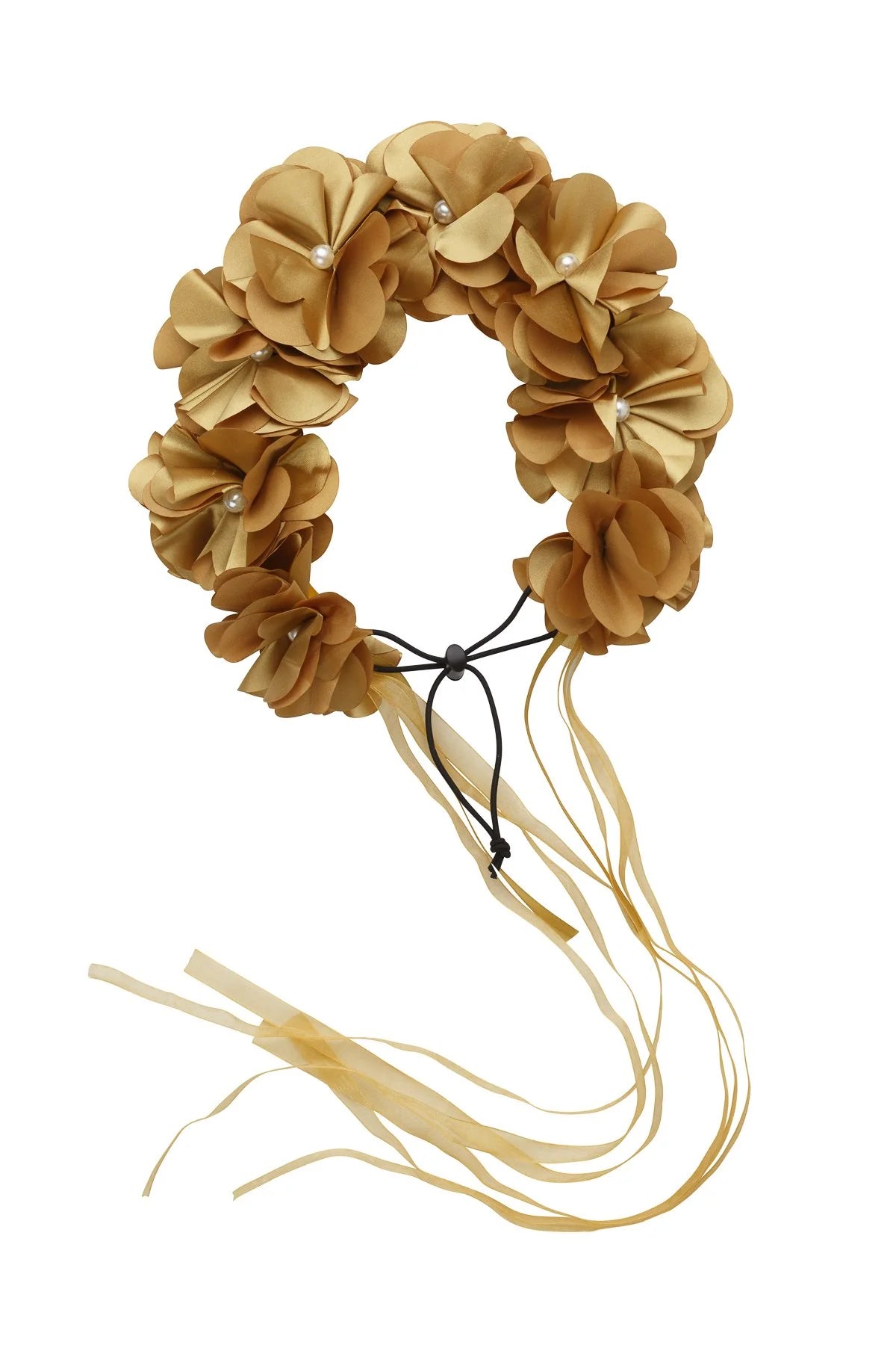 Floral Wreath Full - Gold