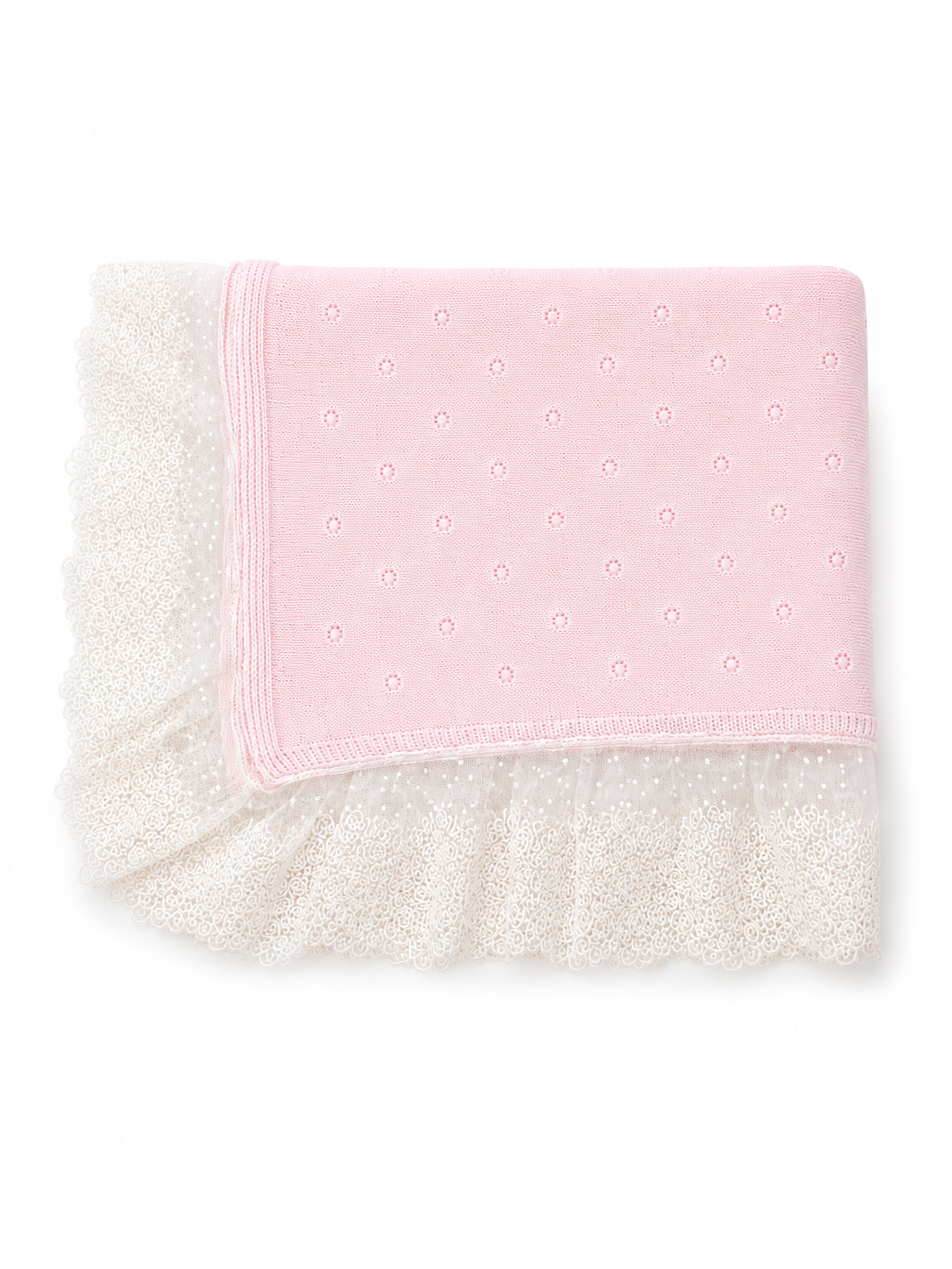 Pink Laced Blanket