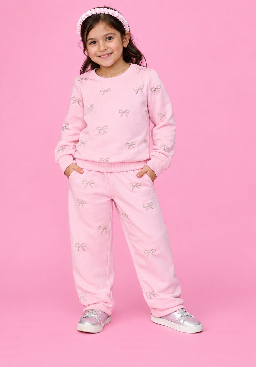 Bella Pearl Bow Set