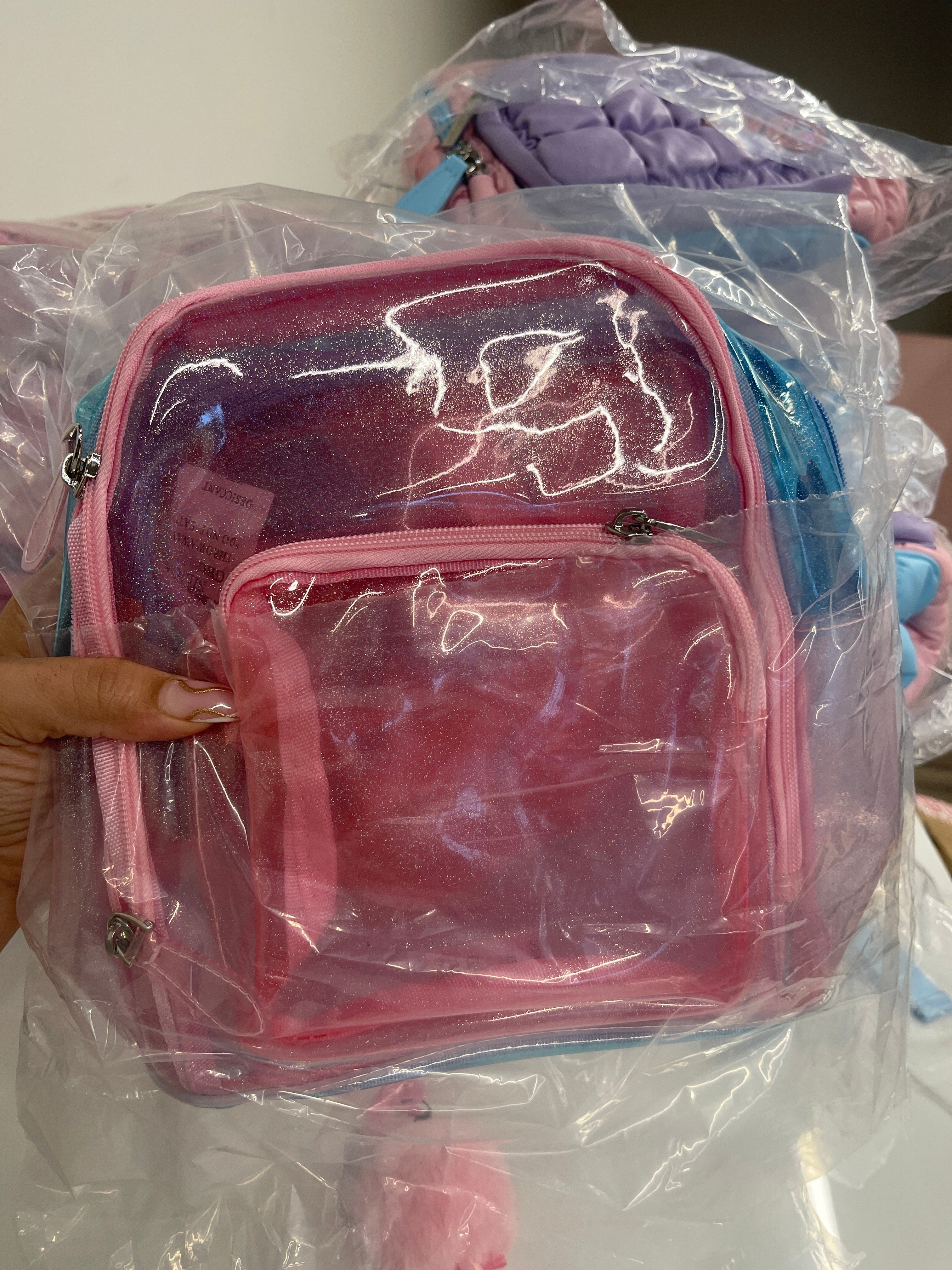 Glittered Mini Backpack