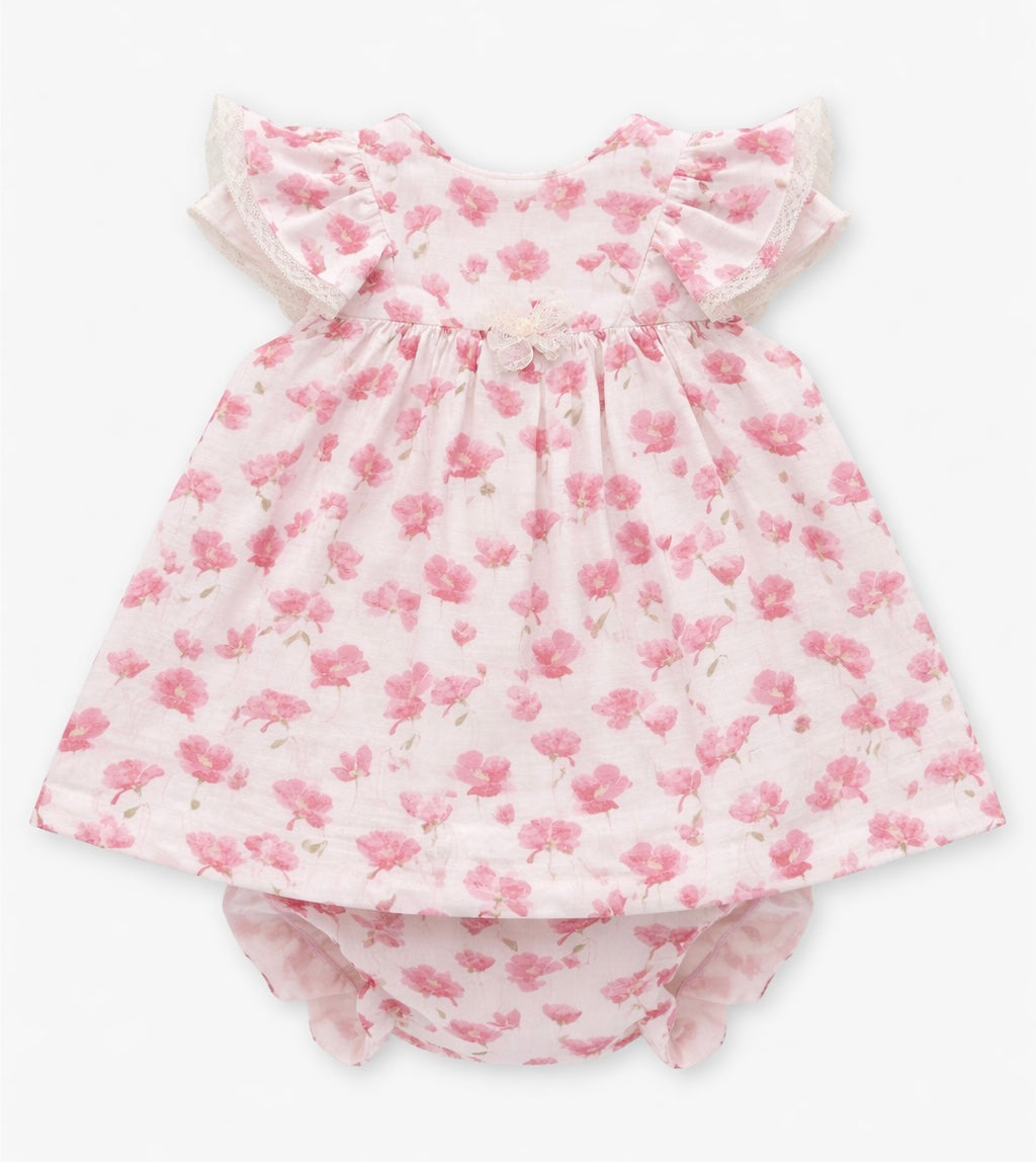 Milton Rosa Girl Dress