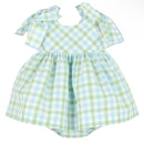 Blue & Green Baby Dress