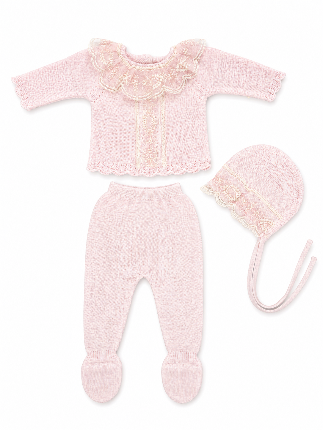 Pink With Flowers Set