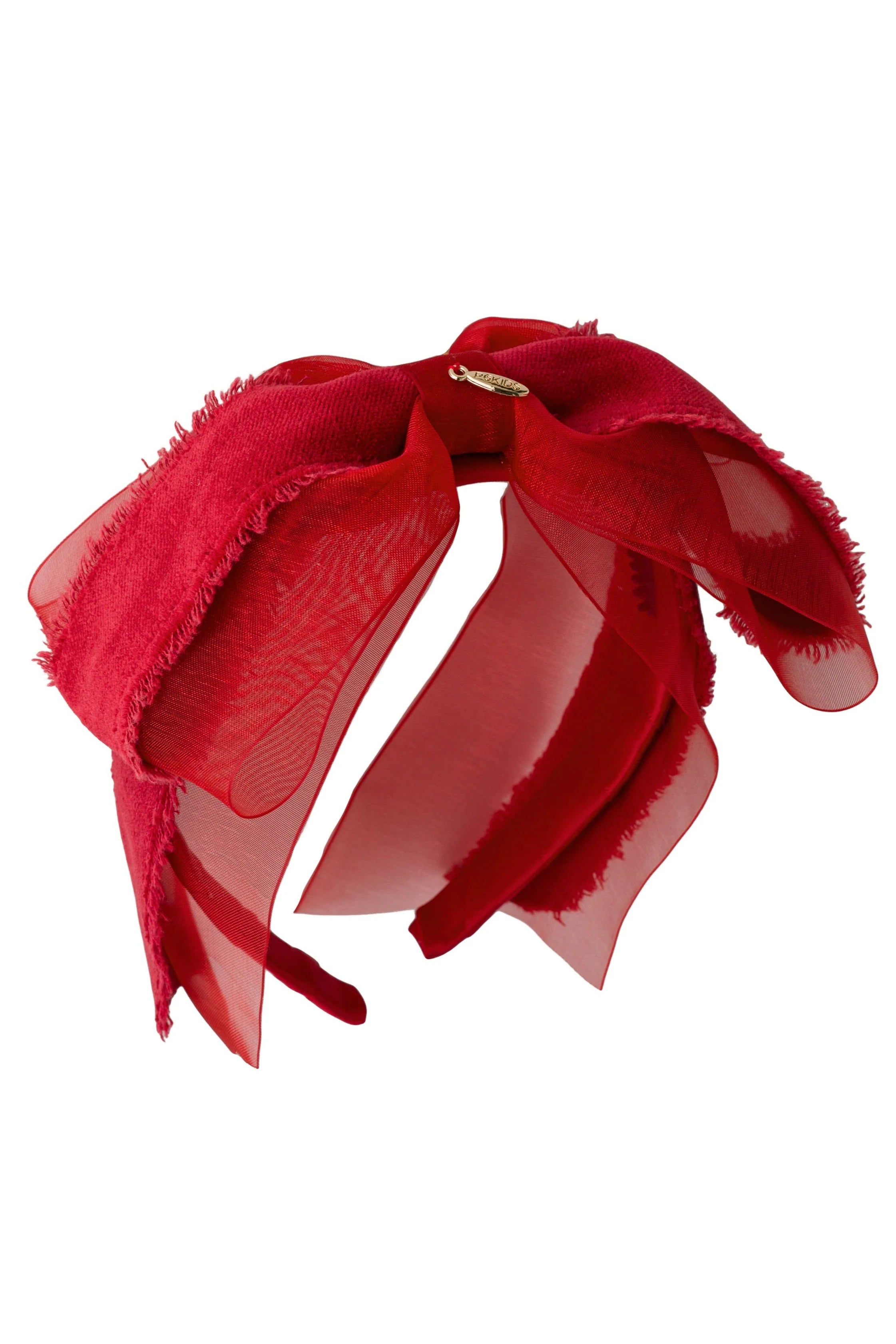 Primrose Bow Headband - Red