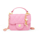 Tiny Quilted Ballet Charm Handbag - Pink