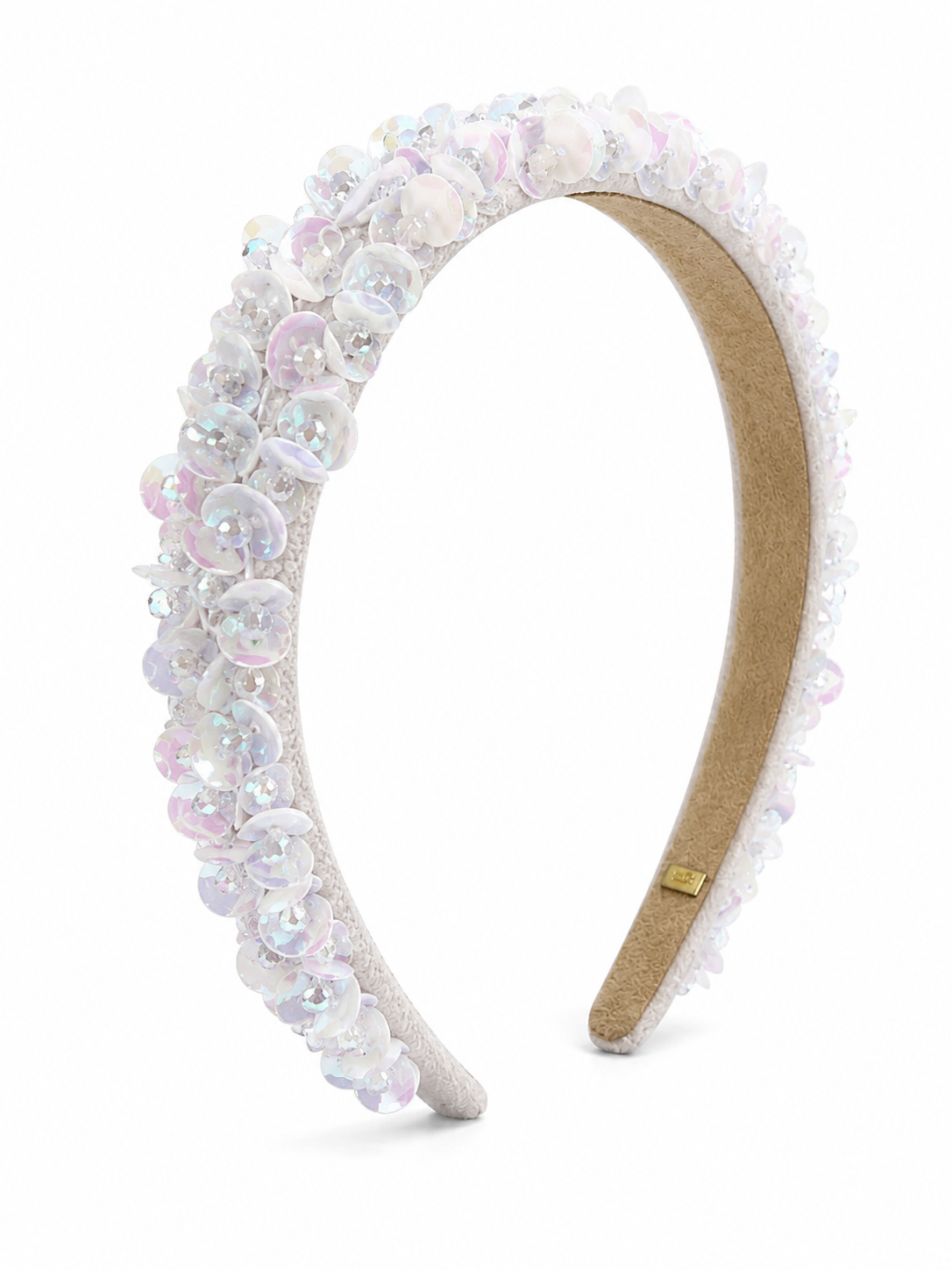 Sequins Headband - White