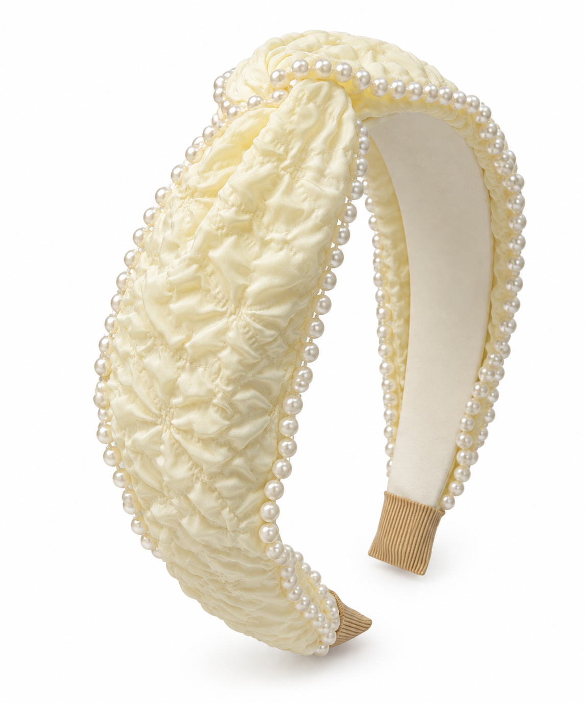 Cream Knotted Headband