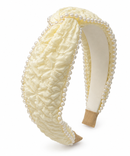 Cream Knotted Headband