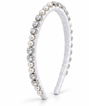 Icy Pearl & Crystal Wrapped Headband