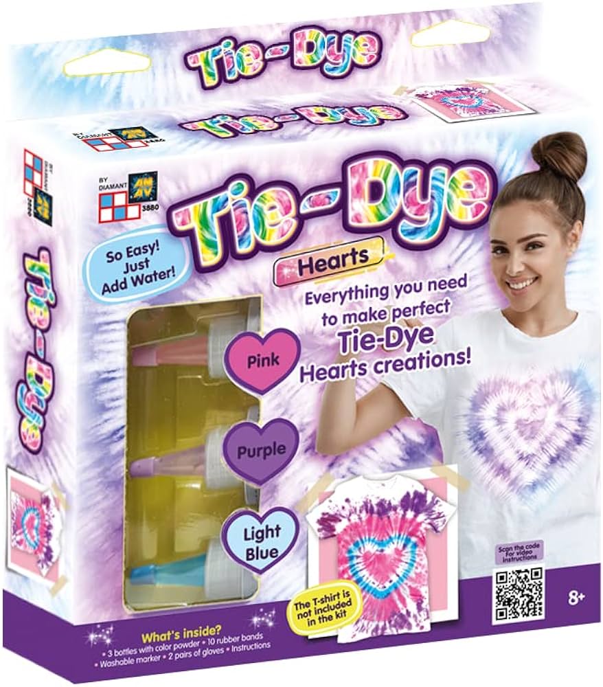 Tie-Dye Hearts