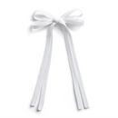Hopscotch Twill Long Tail Clip - White