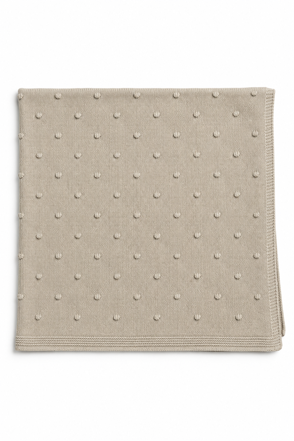 Taupe Knitted Blanket