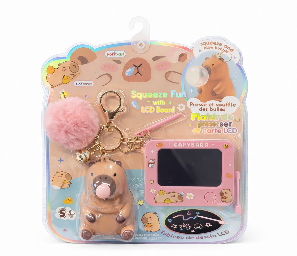Squeeze Fun With LCD Board - Capybara