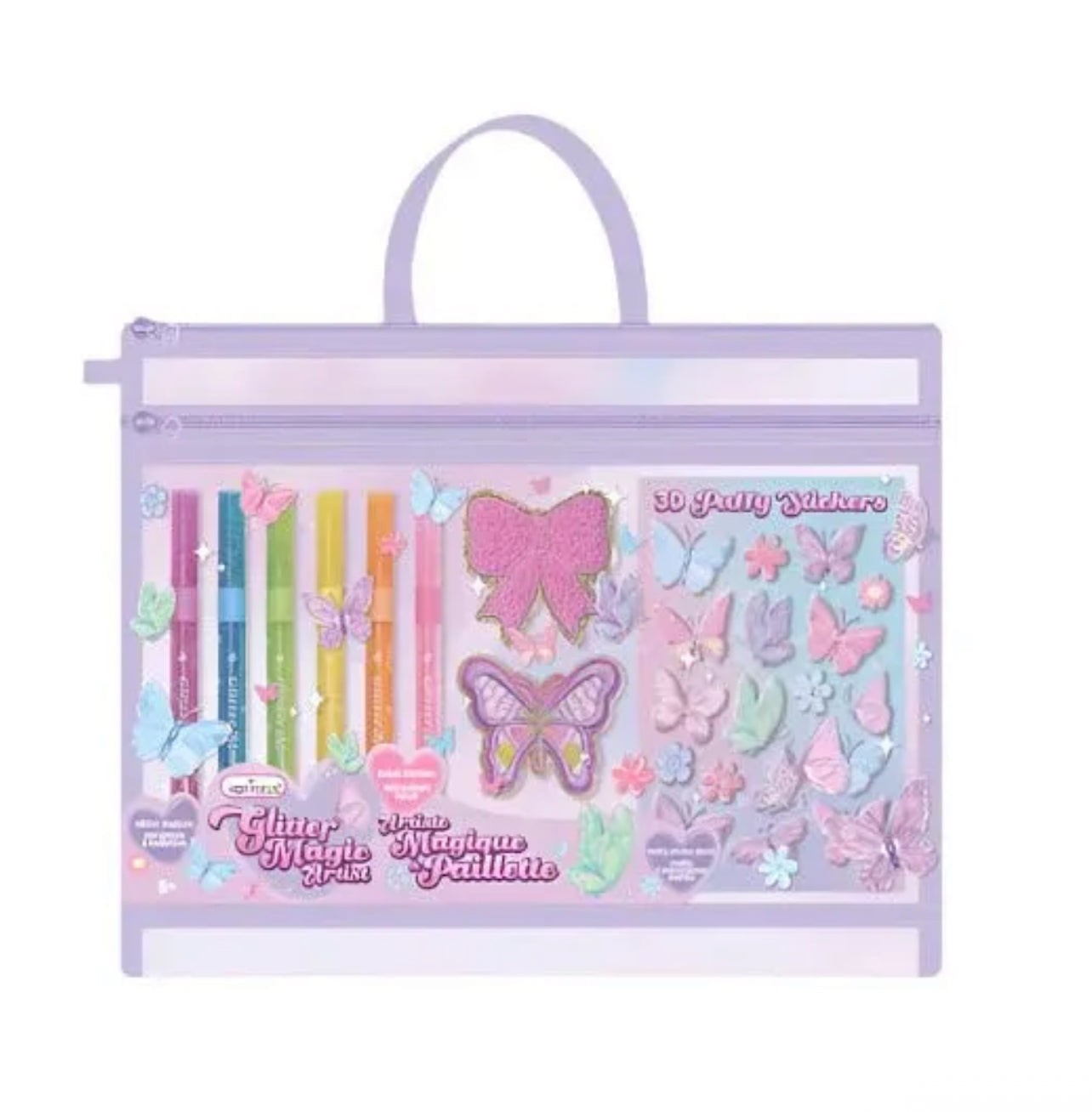 Glitter Magic Artist Tie Dye Butterfly