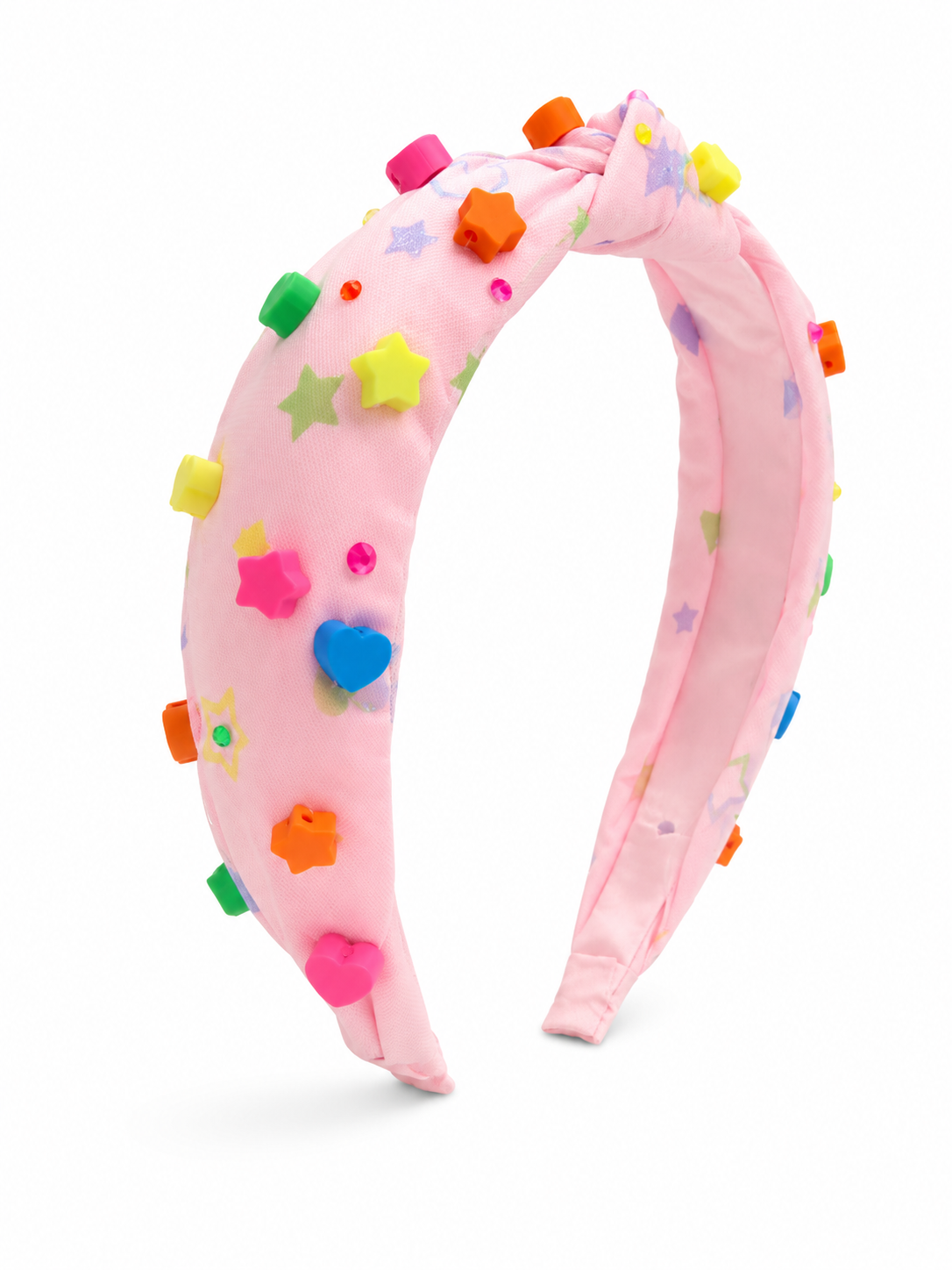Neon Charms Headband - Pink
