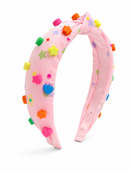 Neon Charms Headband - Pink