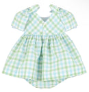 Blue & Green Baby Dress