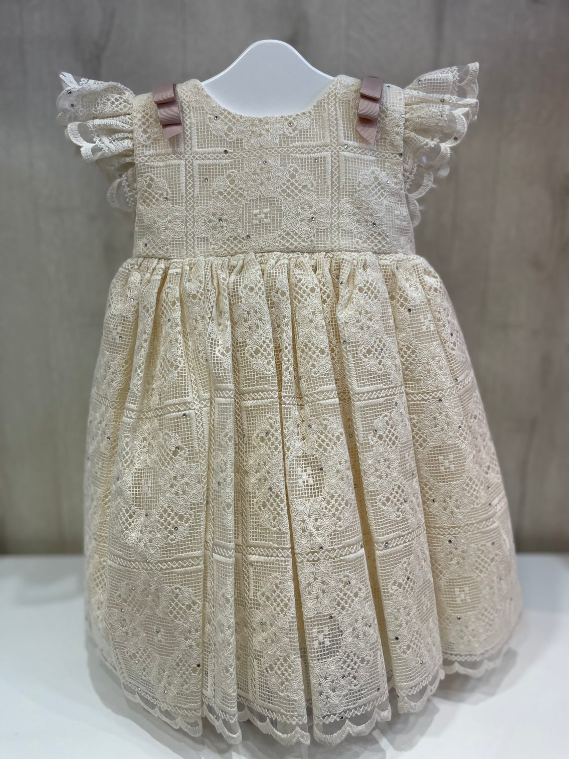 Off White Elegant Dress