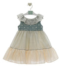 Blue Iris Family Girl Dress