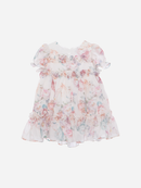 Peonies Print Dress