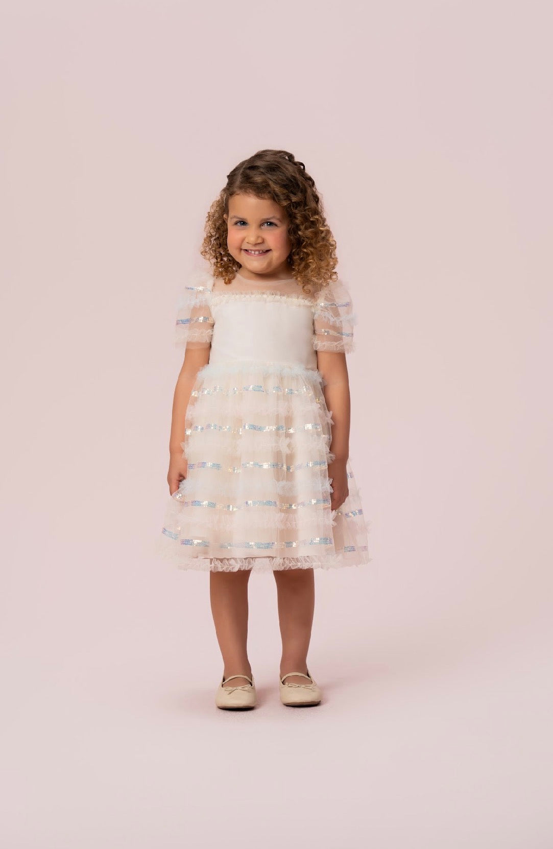 Sequin & Tulled Dress