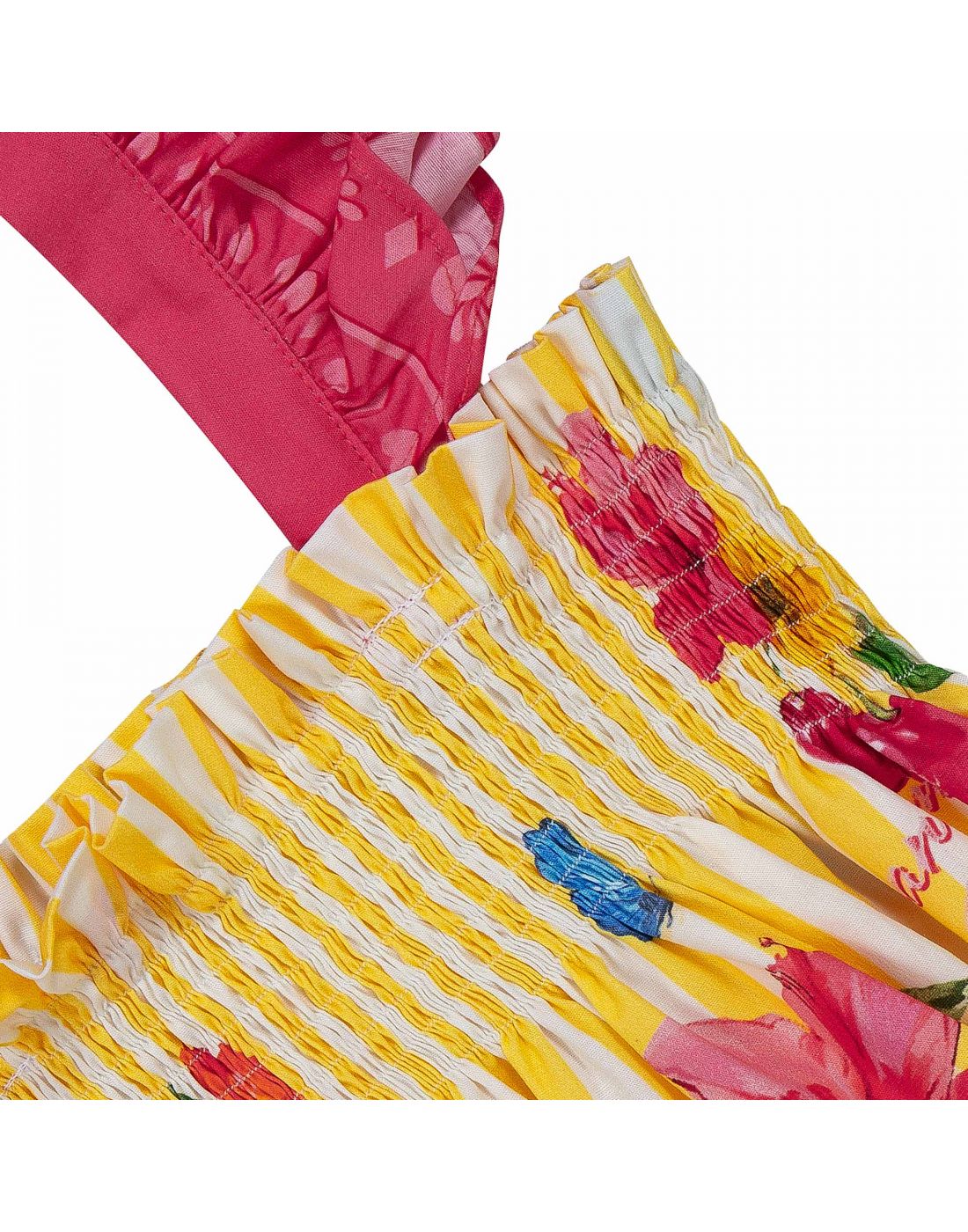Flowered Yellow Dress