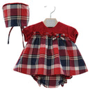 Red & Blue Baby Girl Dress