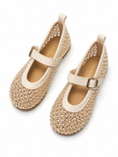 Cream & Gold Rhinestone Ballerina