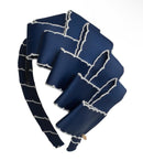 Spanish Dancer Moonstitch Headband - Navy
