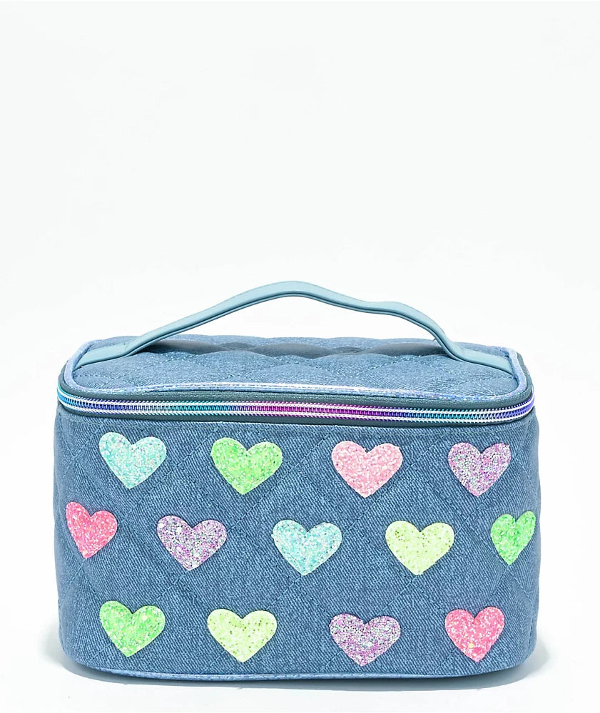 Glitter Hearts Pouch