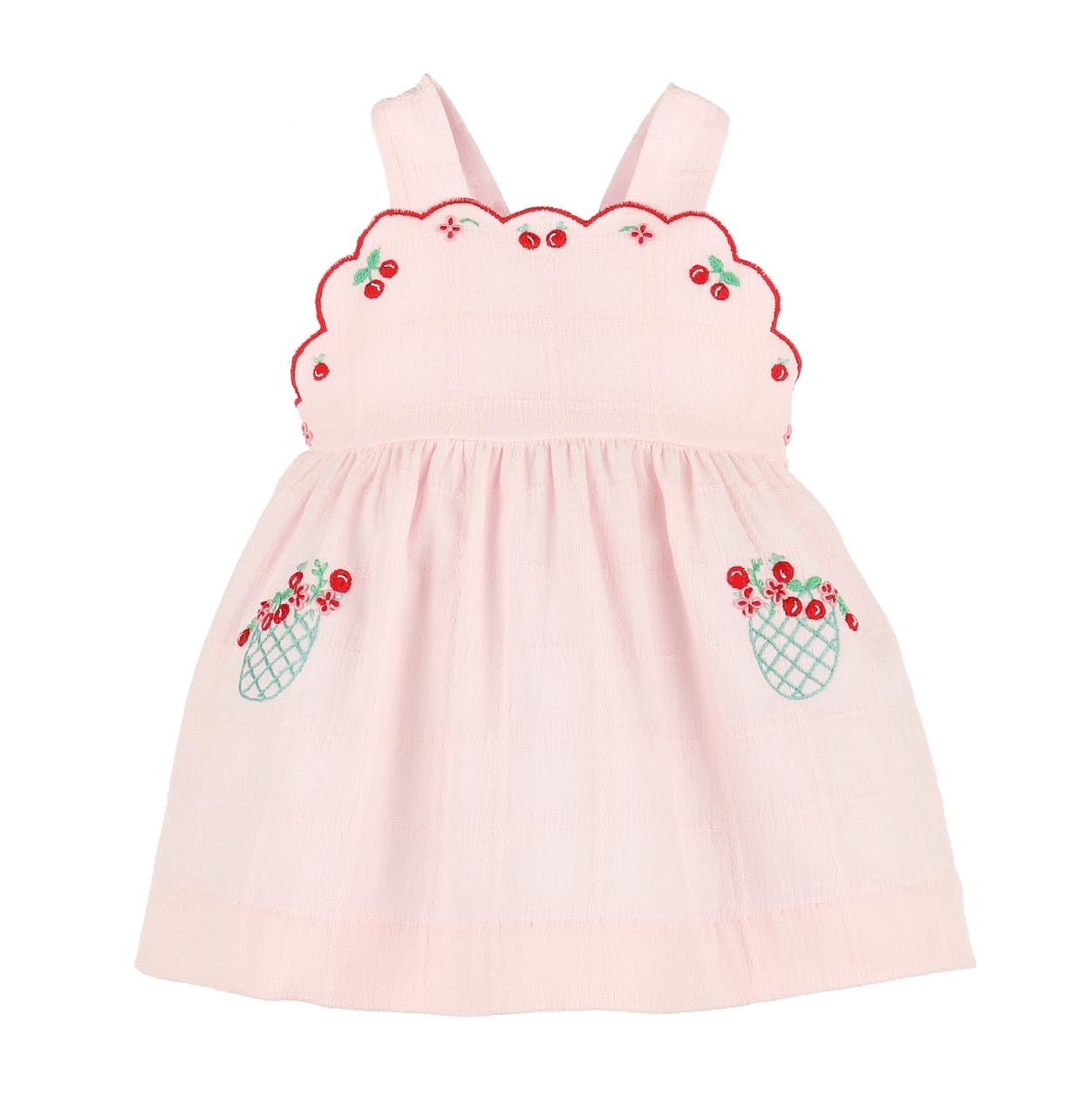 Summer Berries Sundress Pink