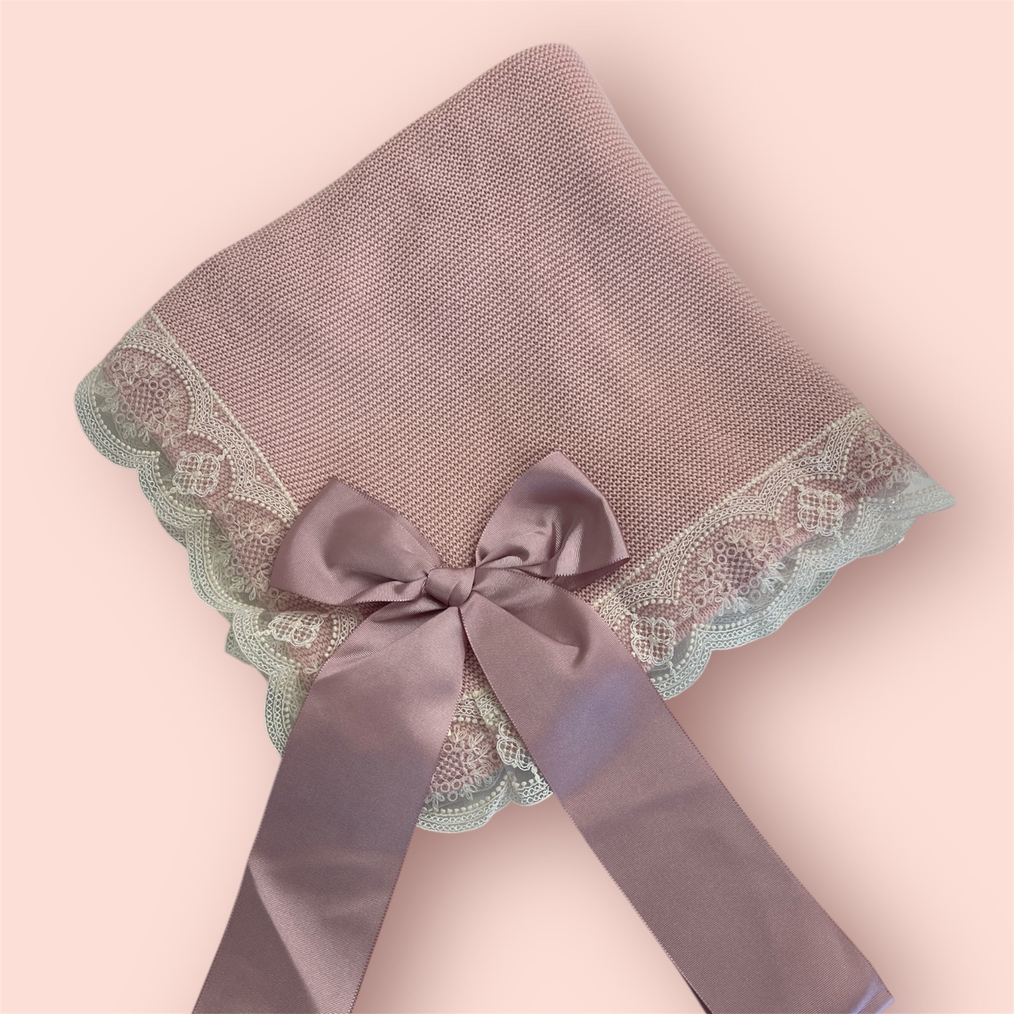 Pink Rose Baby Girl Blanket
