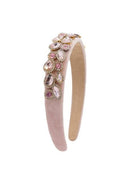 Full Jeweled Velvet Headband