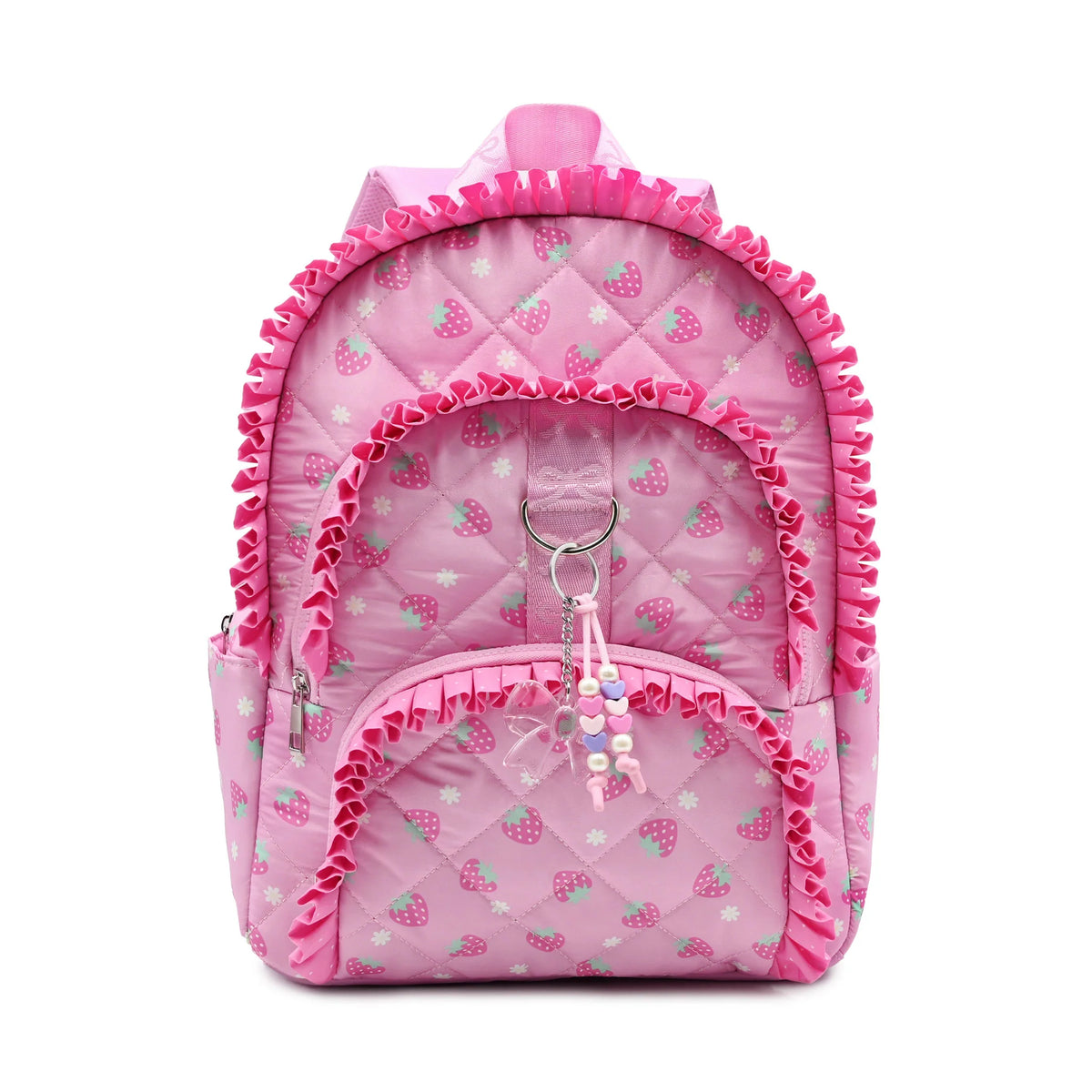 Strawberry Printed Backpack
