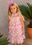 Alberta Peach Dress