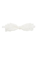 Heather Lace Wrap - White