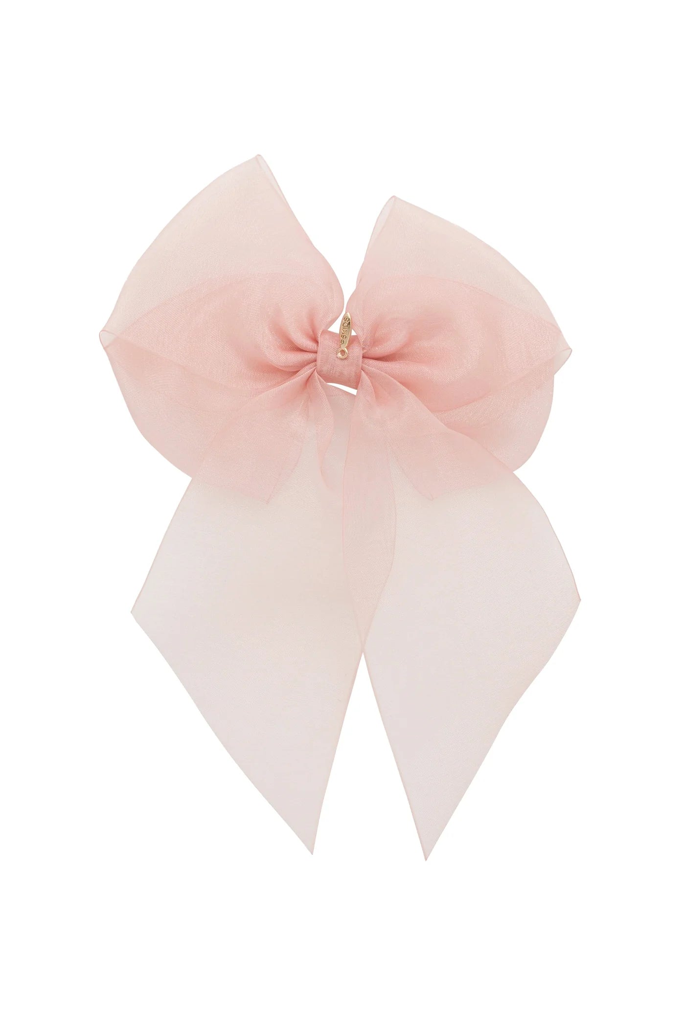 Oversized Organza Bow Clip - Sweet Nectar