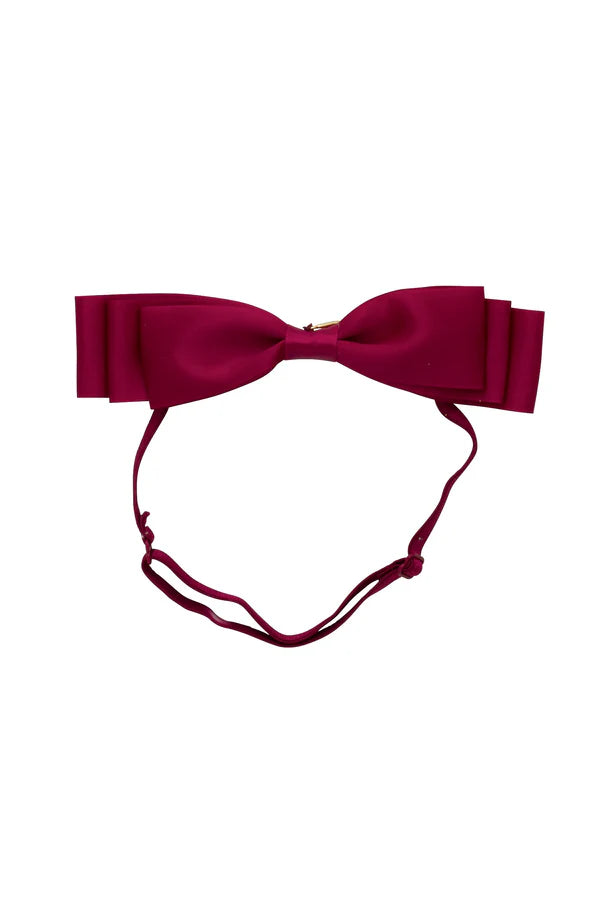 Heather Satin Wrap - Wine