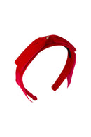 Matilda Velvet Headband - Red