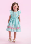 Beauty Garden Blue Dress
