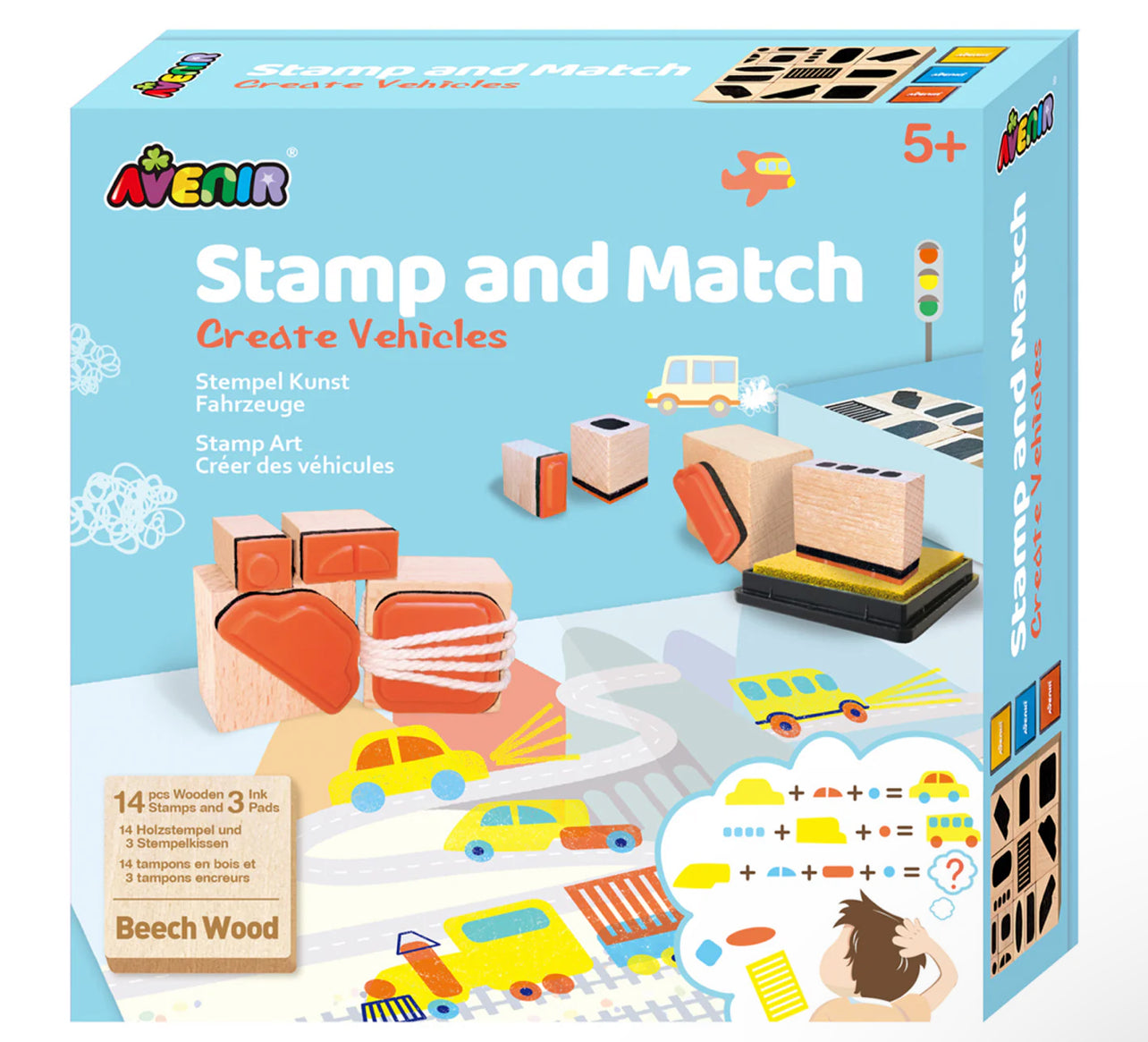 Stamp and Match Create Vehicles