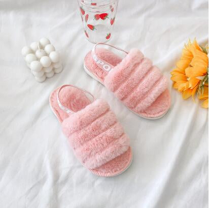 Strap Pink Slippers