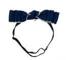 Knotted Heather Moonstitch Wrap - Navy